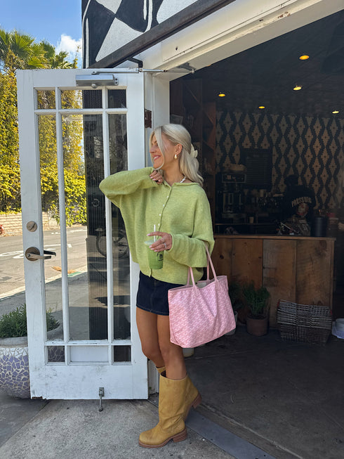 Coco Cutie Cardigan // Lime *RESTOCKED*